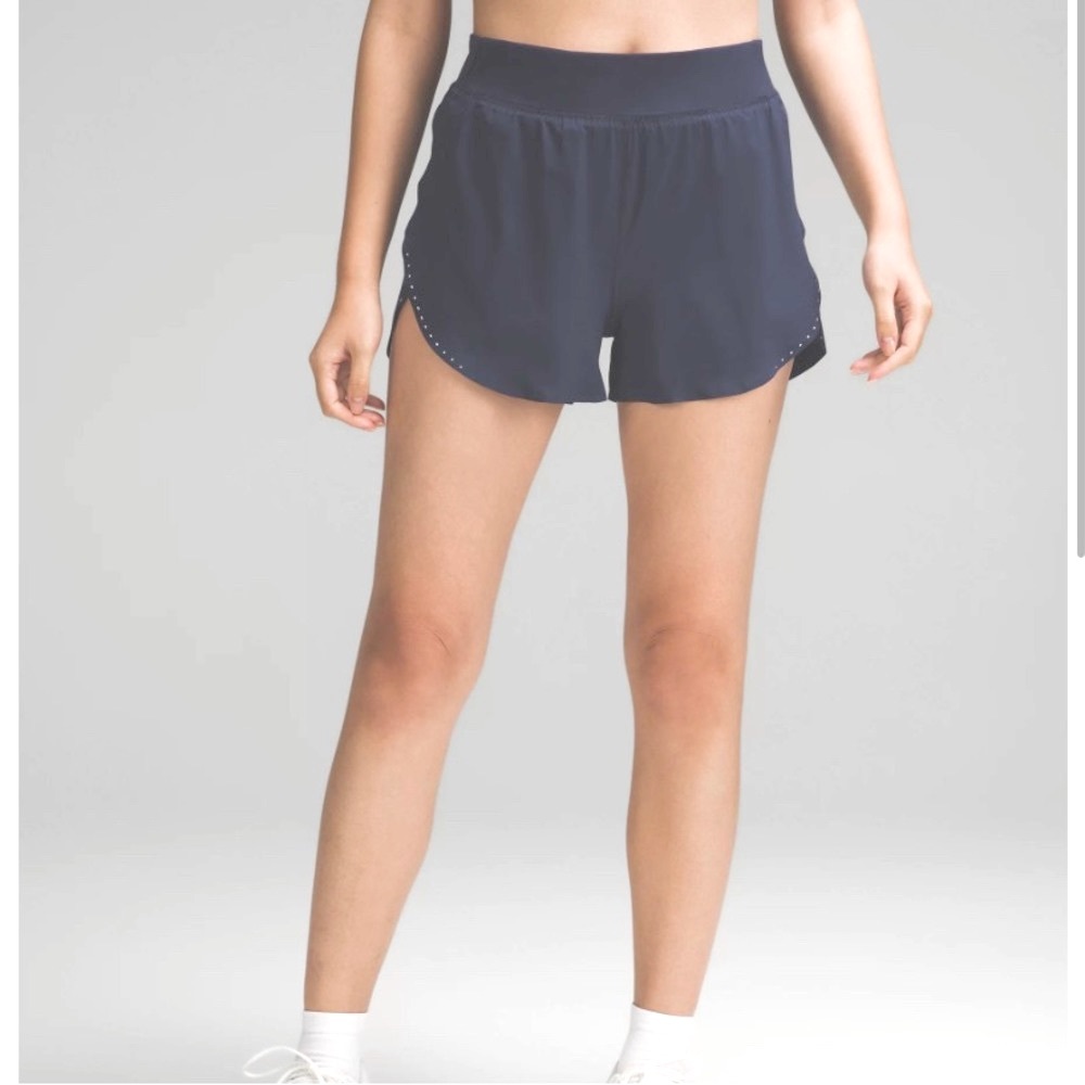 LULULEMON running fast and free short GREY